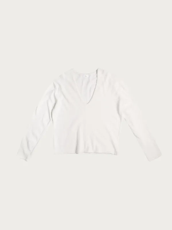 Roy V-neck Knit - Ivory