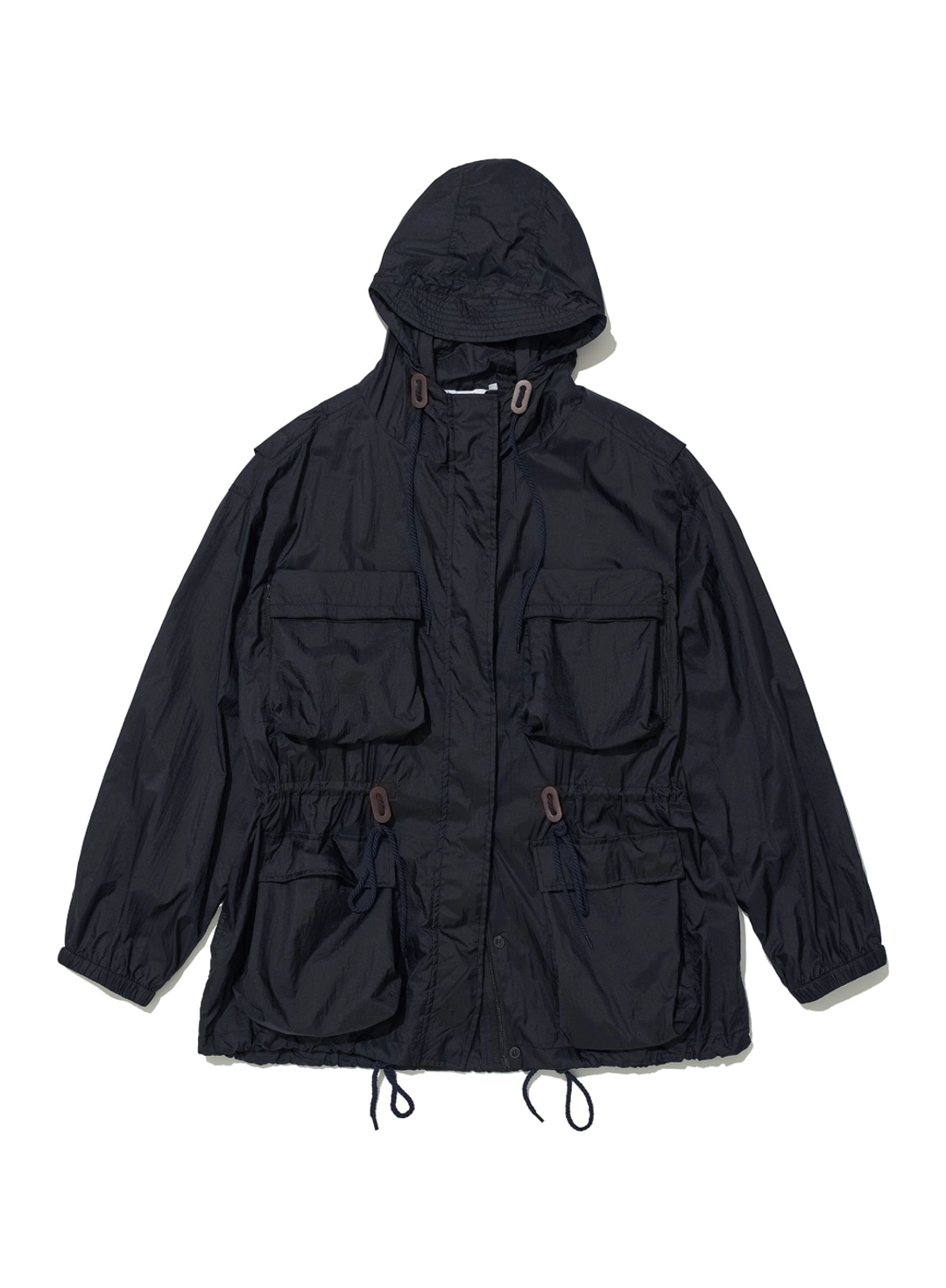 파르티멘토 [WOMEN] LIGHTWEIGHT HOODED UTILITY JACKET_NAVY 상품 이미지 1