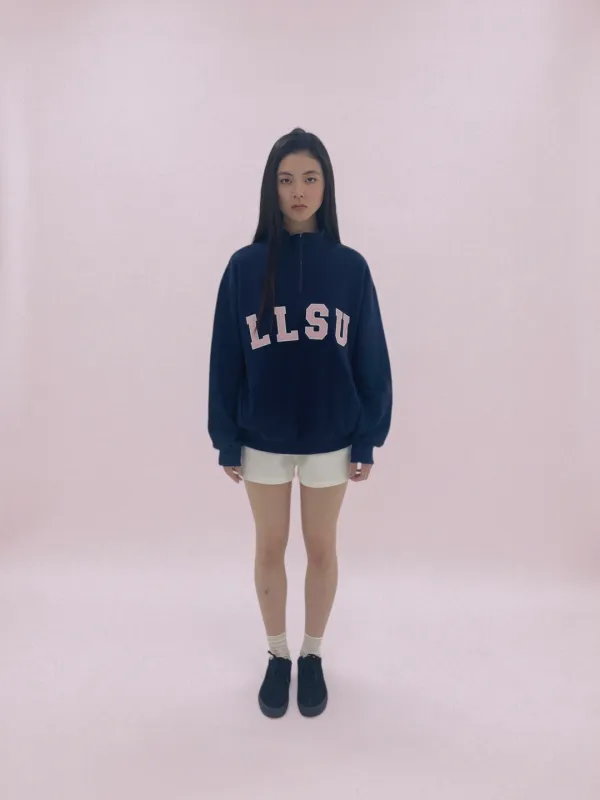 LLS Club Zipup Sweat / Dark Navy