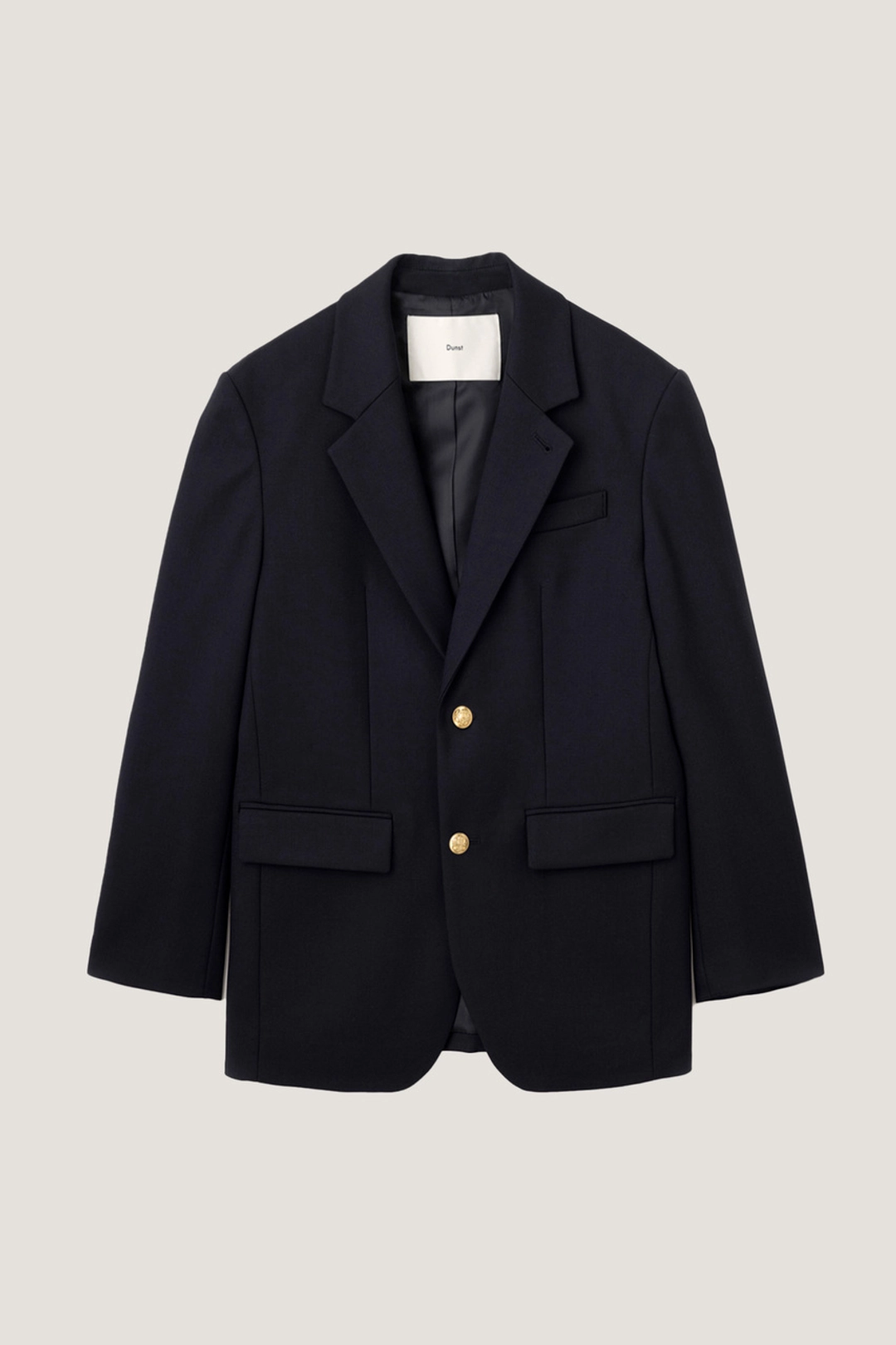 던스트 UNISEX 2 BUTTON WOOL BLAZER NAVY_UDJA6A102N2 상품 이미지 1