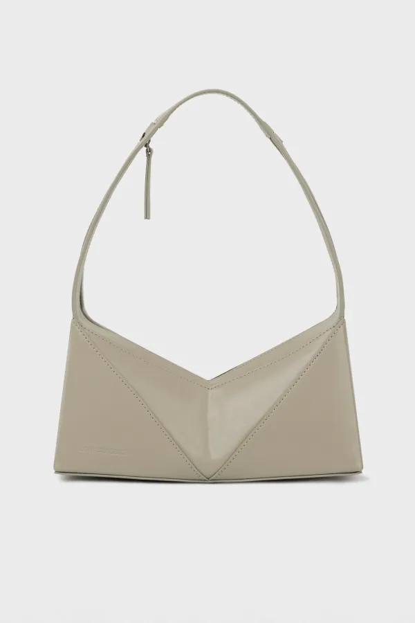 Folded Cube Shoulder Bag_Khaki