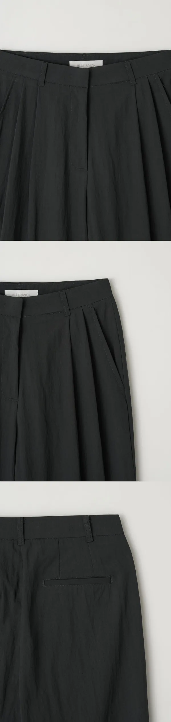 [13차] Summer loose slacks (charcoal)