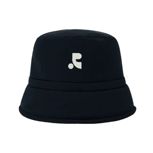 QUILTED BUCKET HAT - NAVY