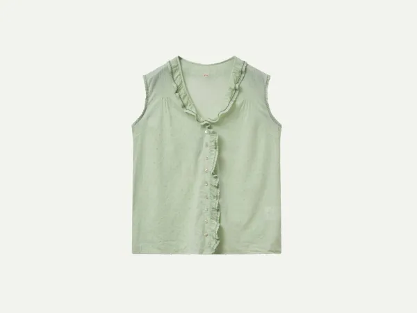 Via Bell frill sleeveless (Mint)