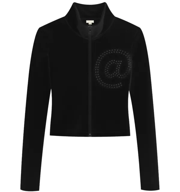 At zip jacket (Black)