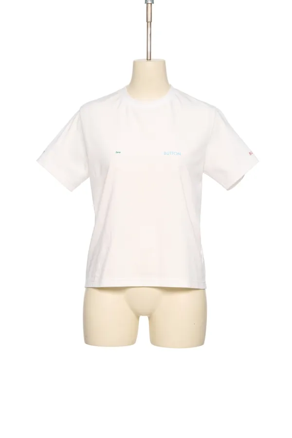 SS26 ZERO WHITE MULTI LOGO UNISEX TEE