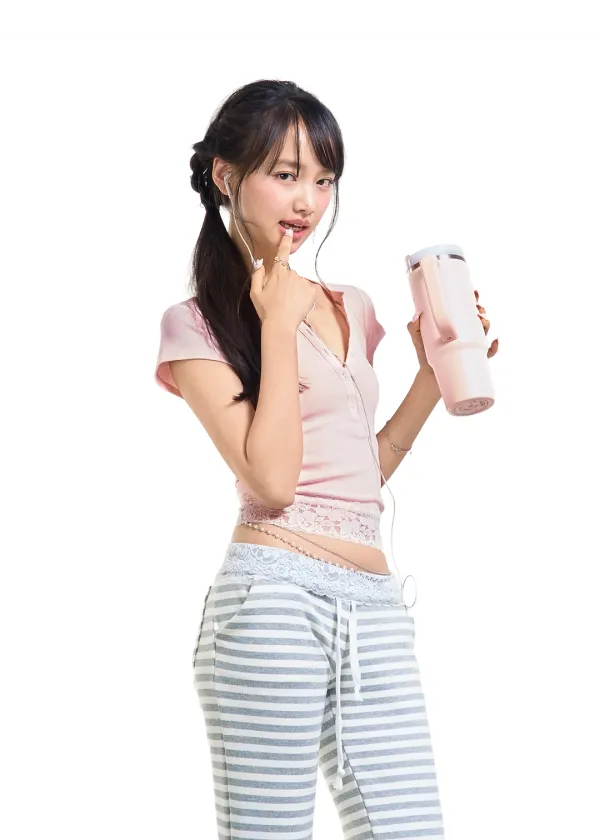 BABY POWDER LACE TEE [PINK]
