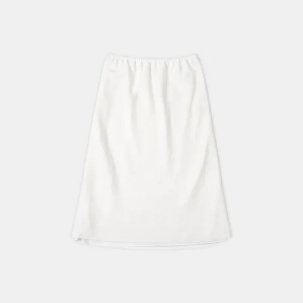 SIST9050 실키 브리즈 밴딩 스커트_White