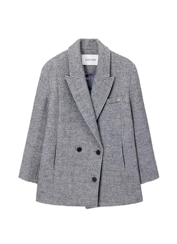 Wool Oversized Double Jacket SW5WJ409-1F
