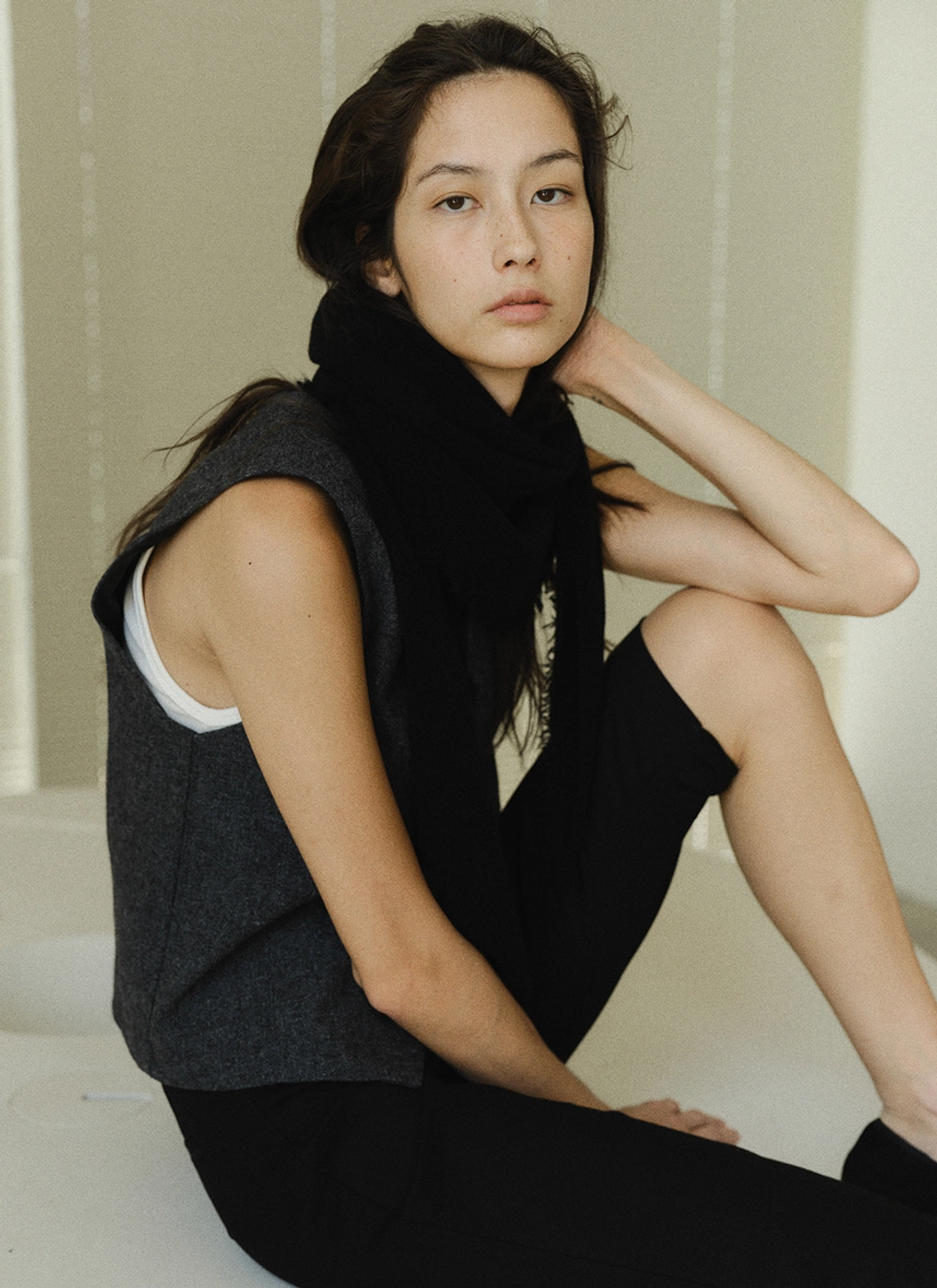 르닐 Carson Vest (Charcoal) 상품 이미지 3