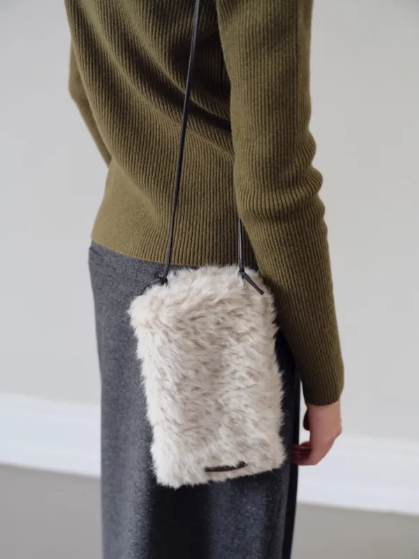 [2nd] Liv Fur Mini Bag_Beige