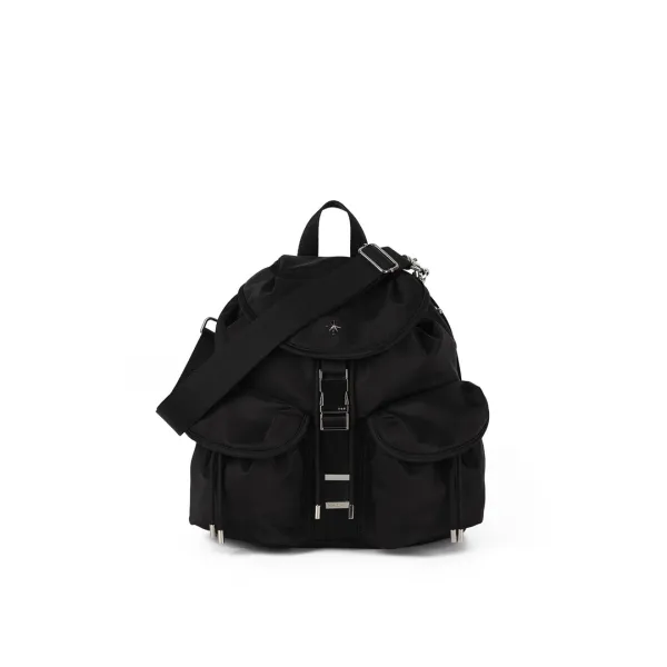 ASTRA 3-WAY NYLON BACKPACK / BLACK