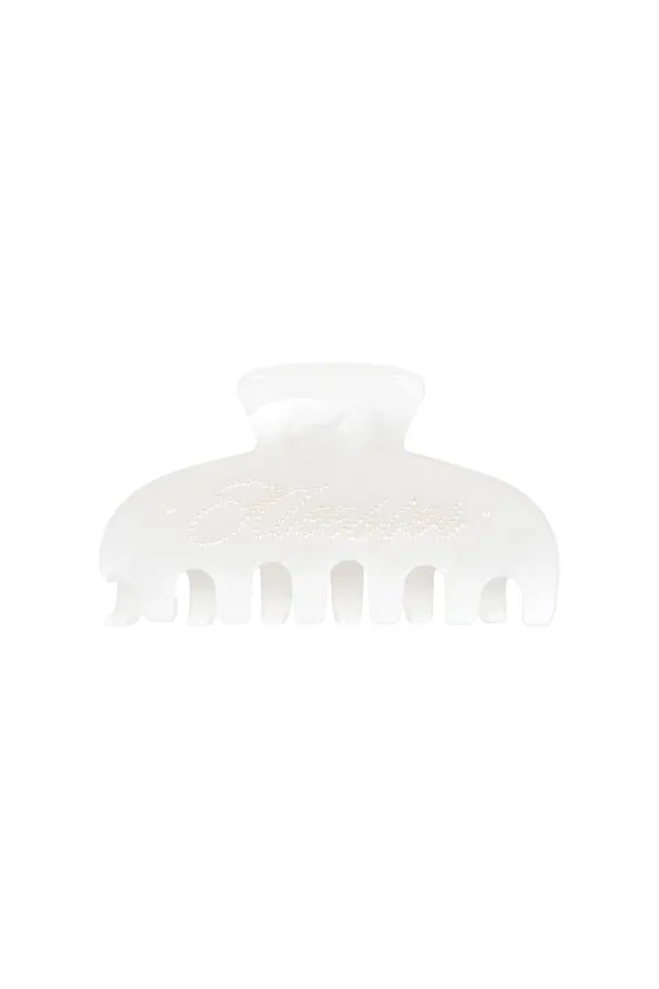 Glow Pearl Hair Claw, White