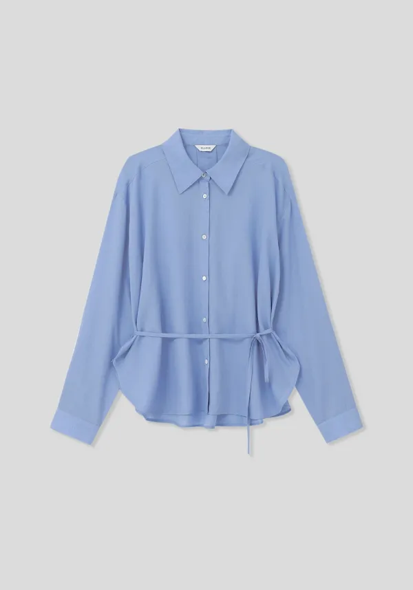 Alma Loose-fit Shirt (Natural Blue)