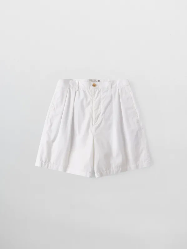 빈티지 투턱 쇼츠_white