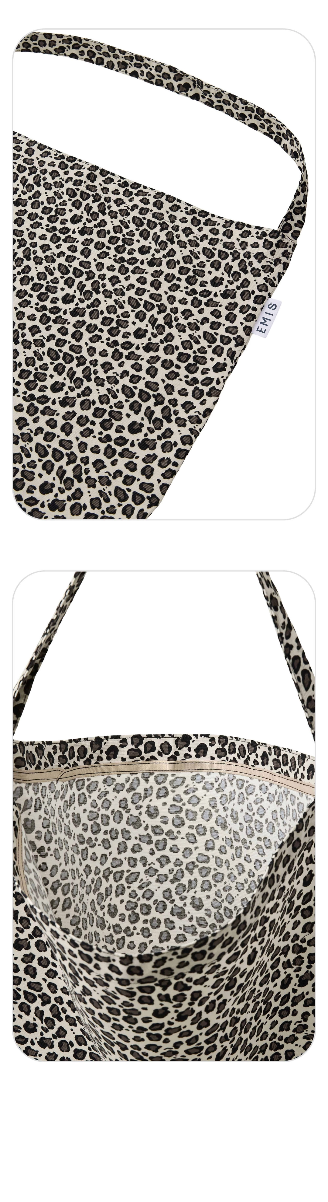 이미스 LEOPARD CORDUROY ECO BAG-WHITE 상품 이미지 2