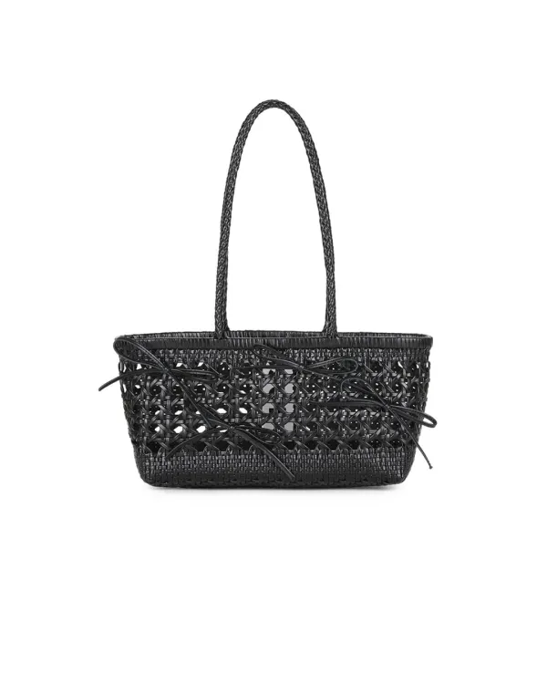 BISCUIT SHOULDER BAG [BLACK]