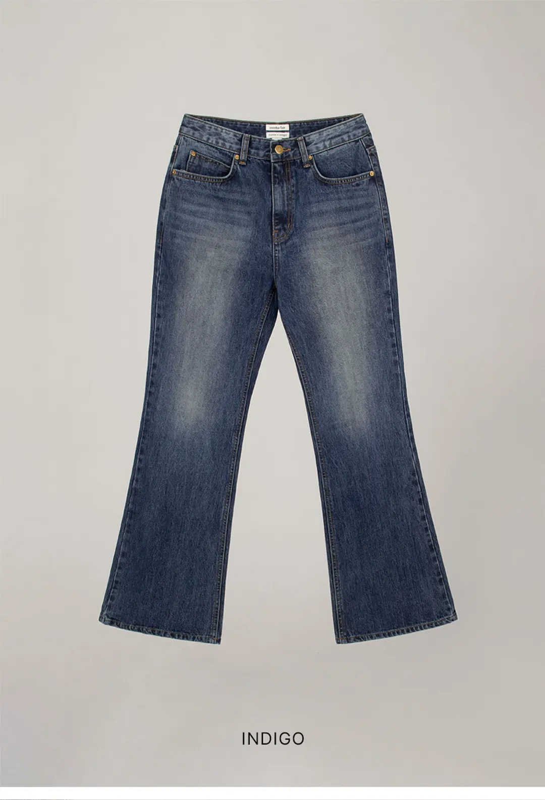 오버듀플레어 INDIGO BOOTCUT DENIM PANTS_INDIGO 상품 이미지 1