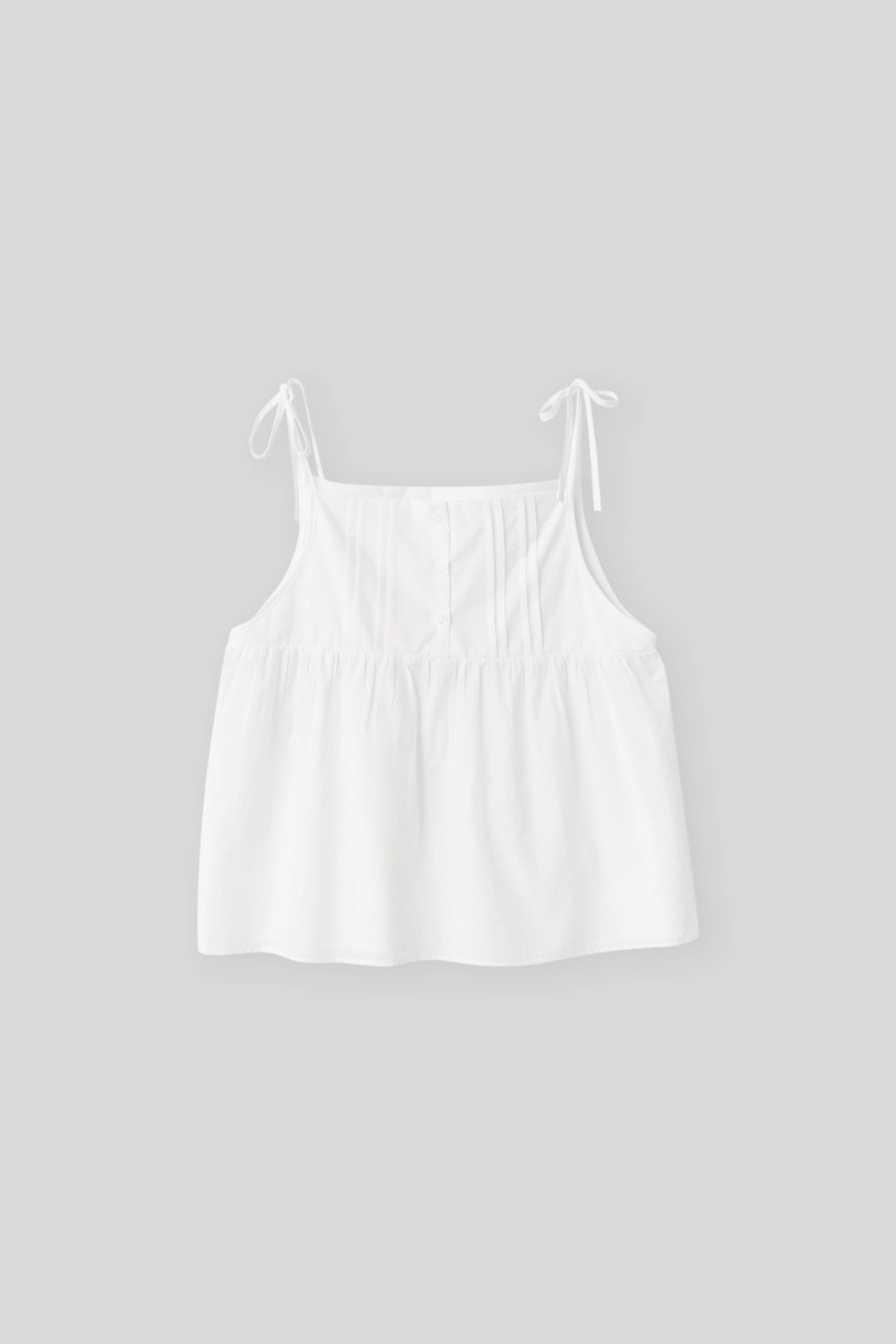 더미튼 Cottage strap blouse (white) 상품 이미지 1