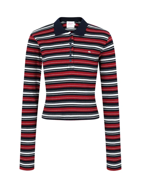 PK Stripe Collar T