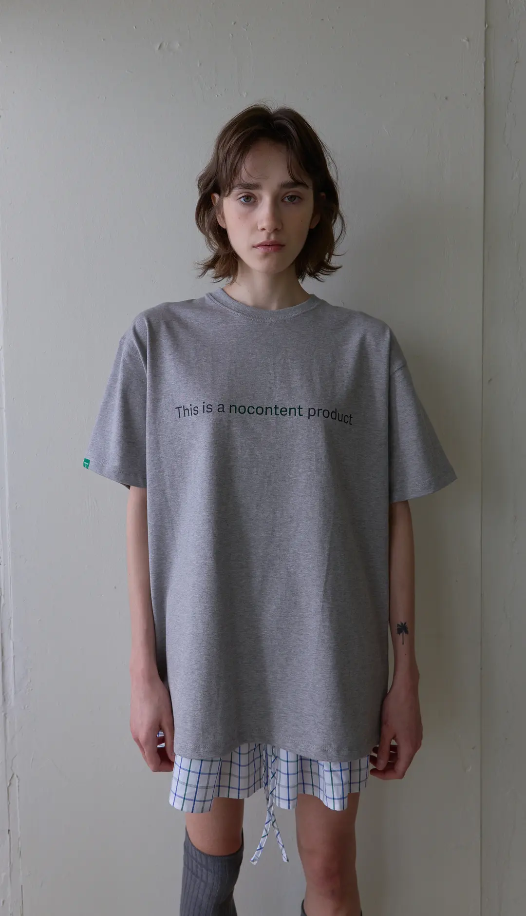노컨텐츠 154. Nocontent Product T _ Melange grey 상품 이미지 1