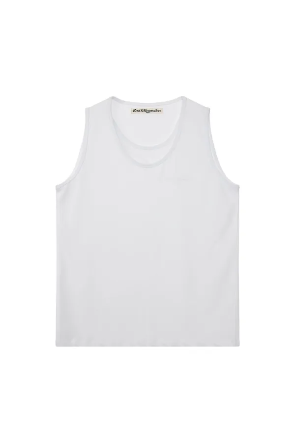 LAYERED TANK TOP - WHITE
