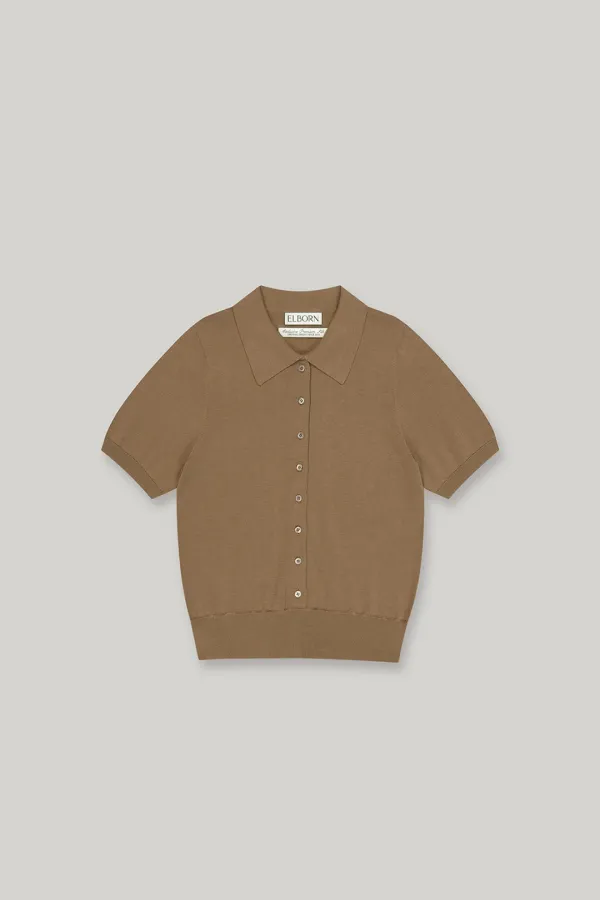 Darby Silk Collar Knit