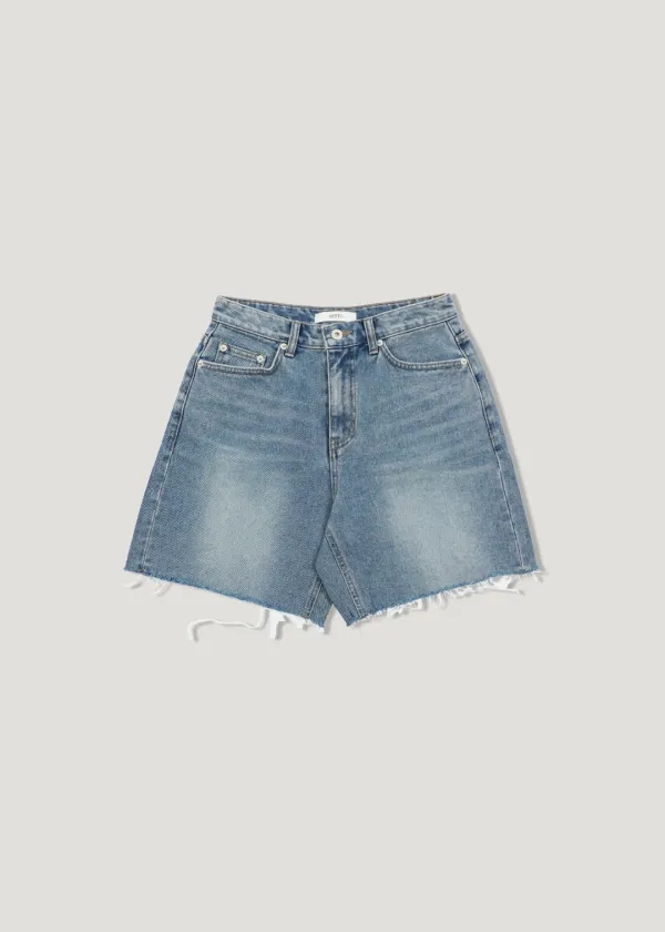 Stantard Denim Shorts_Mid blue