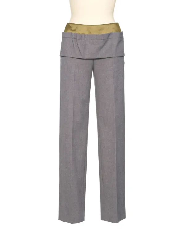 FW25 GRAY FRONT POCKET PANTS