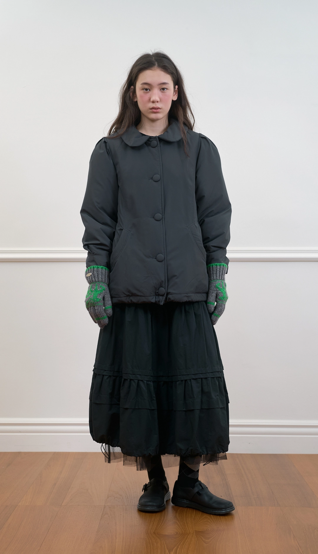 노컨텐츠 279. Pippi Padded Jacket _ Deep Charcoal 상품 이미지 2