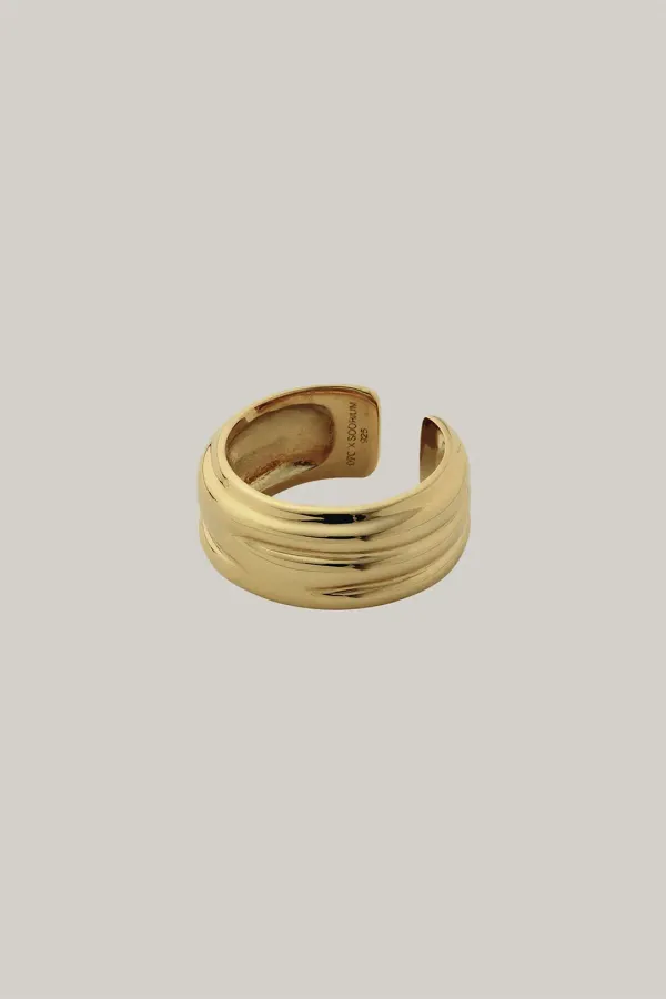 Drape Open Ring (gold)