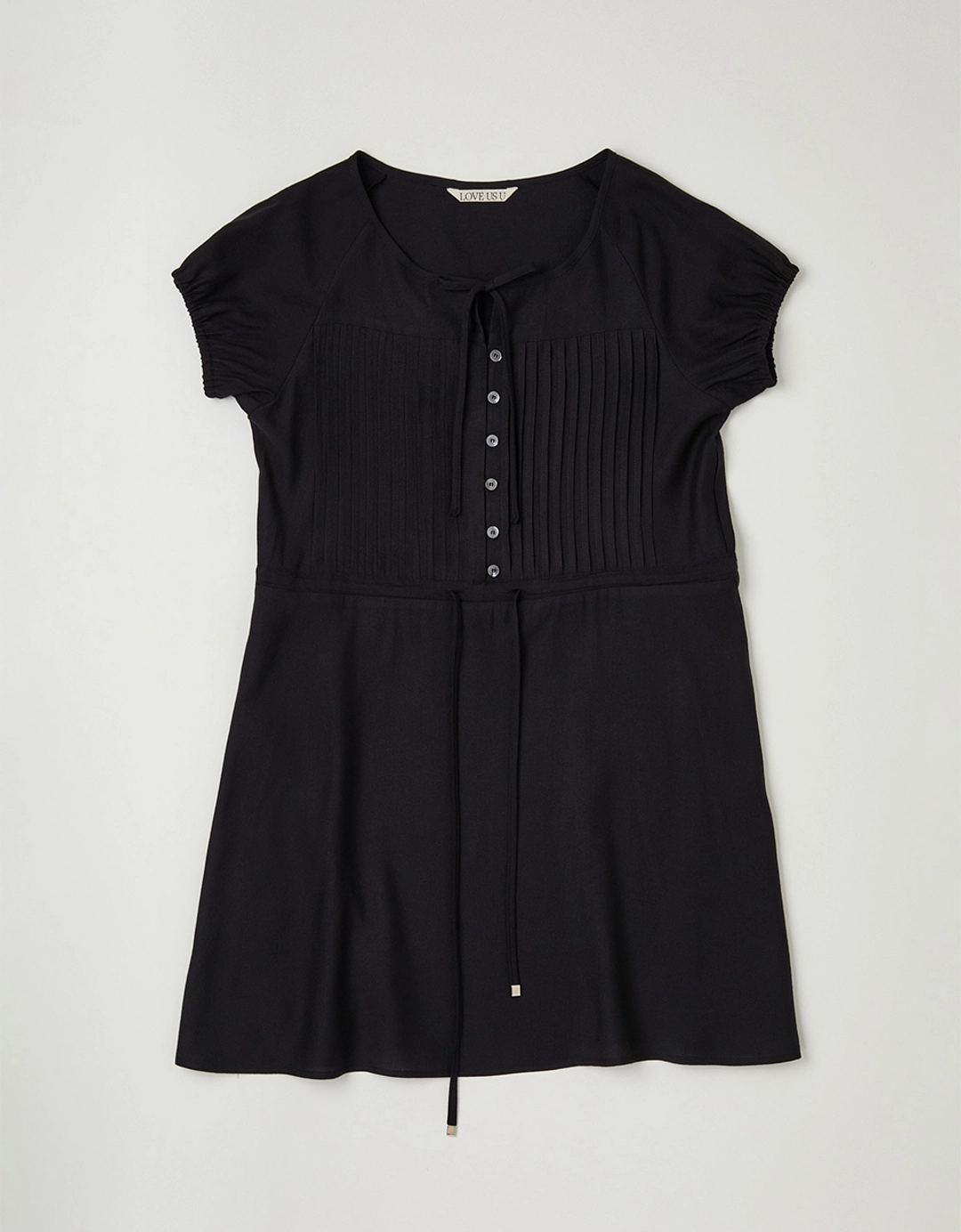 러브어스유 Jen Smoke dress (Black) 상품 이미지 2
