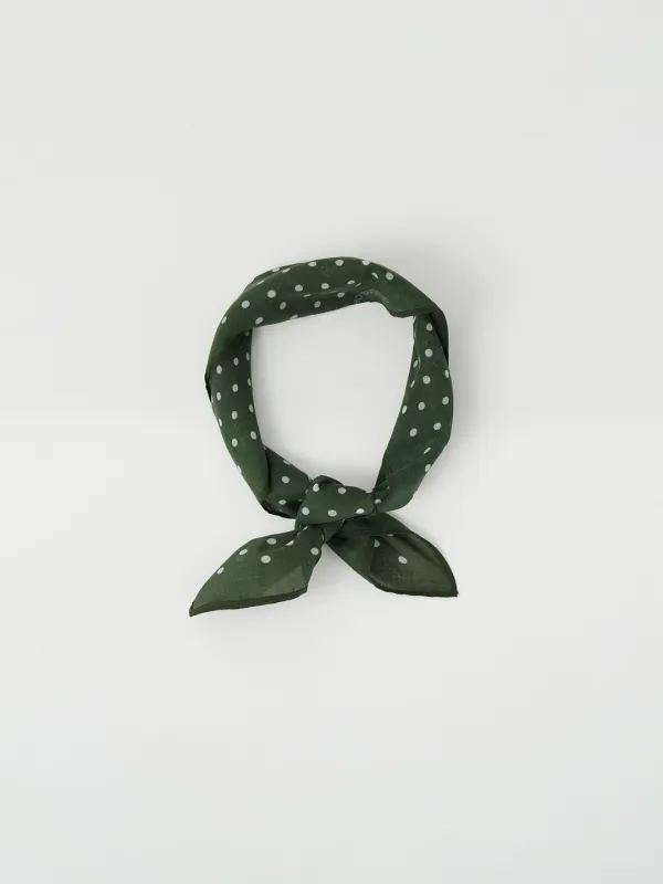 L\'eau dot bandana_khaki