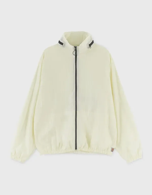 NYLON WASHER PACKABLE JACKET / Ivory