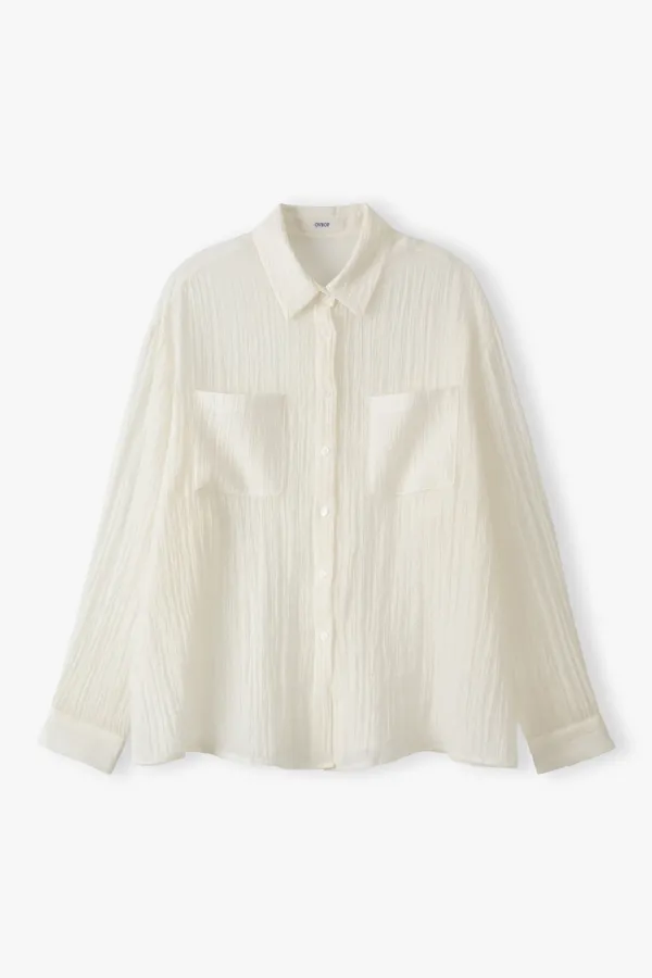 Maris Crinkle Shirts_White
