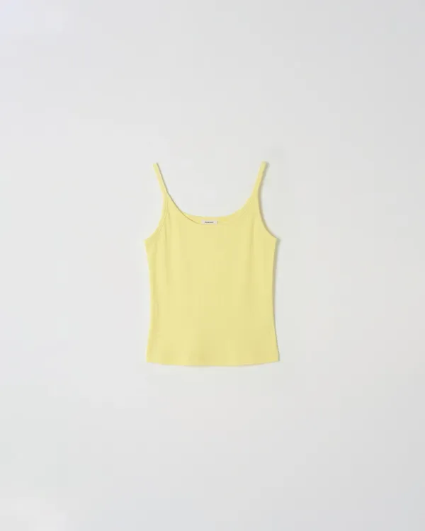 Scoop Neck Sleeveless [YELLOW]
