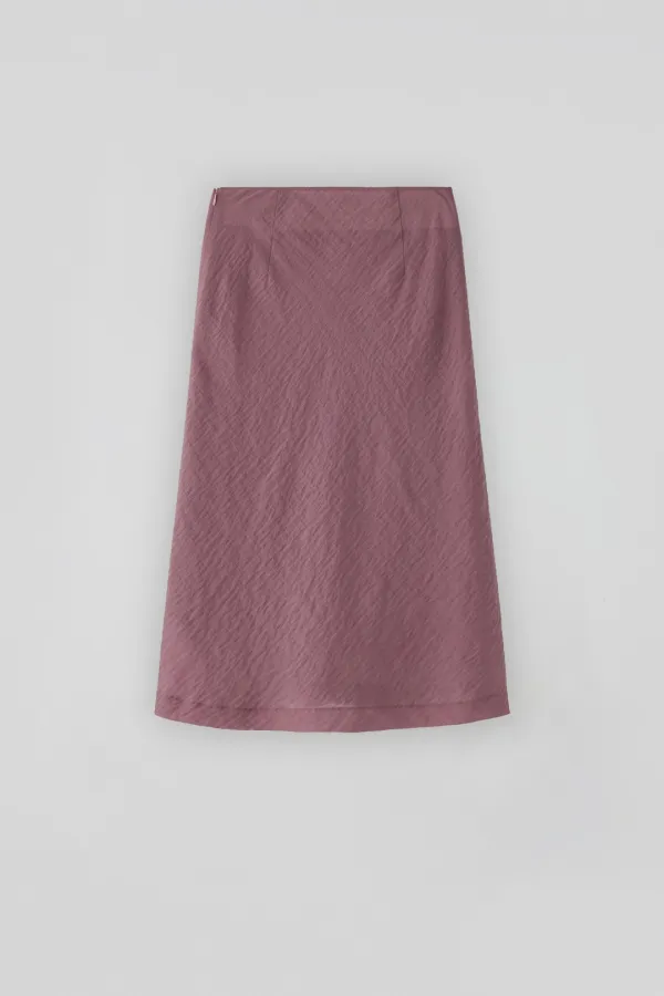 T/T Mauve midi skirt (purple)