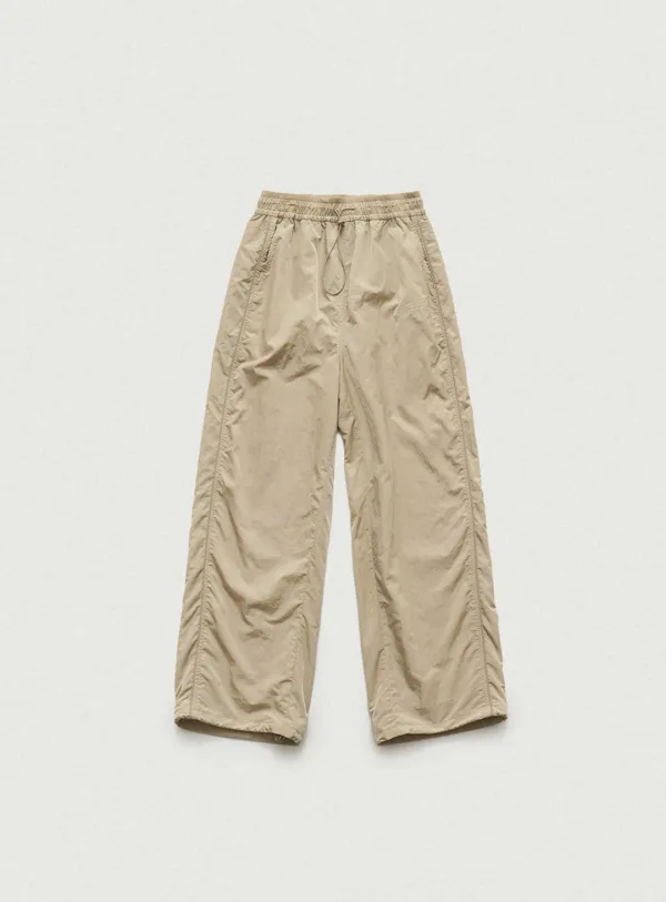 Cloudy Wind Set-Up Pants_Beige