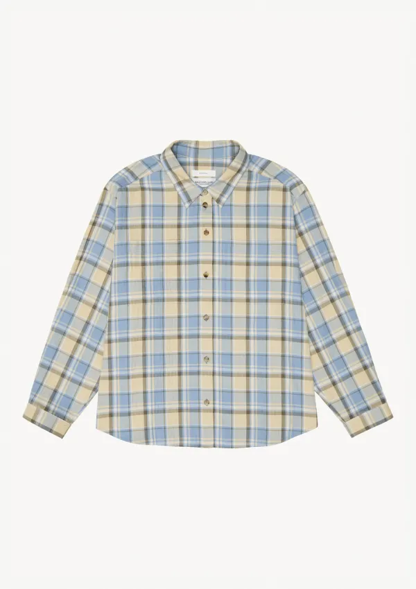 Brie Check Shirt in Blue