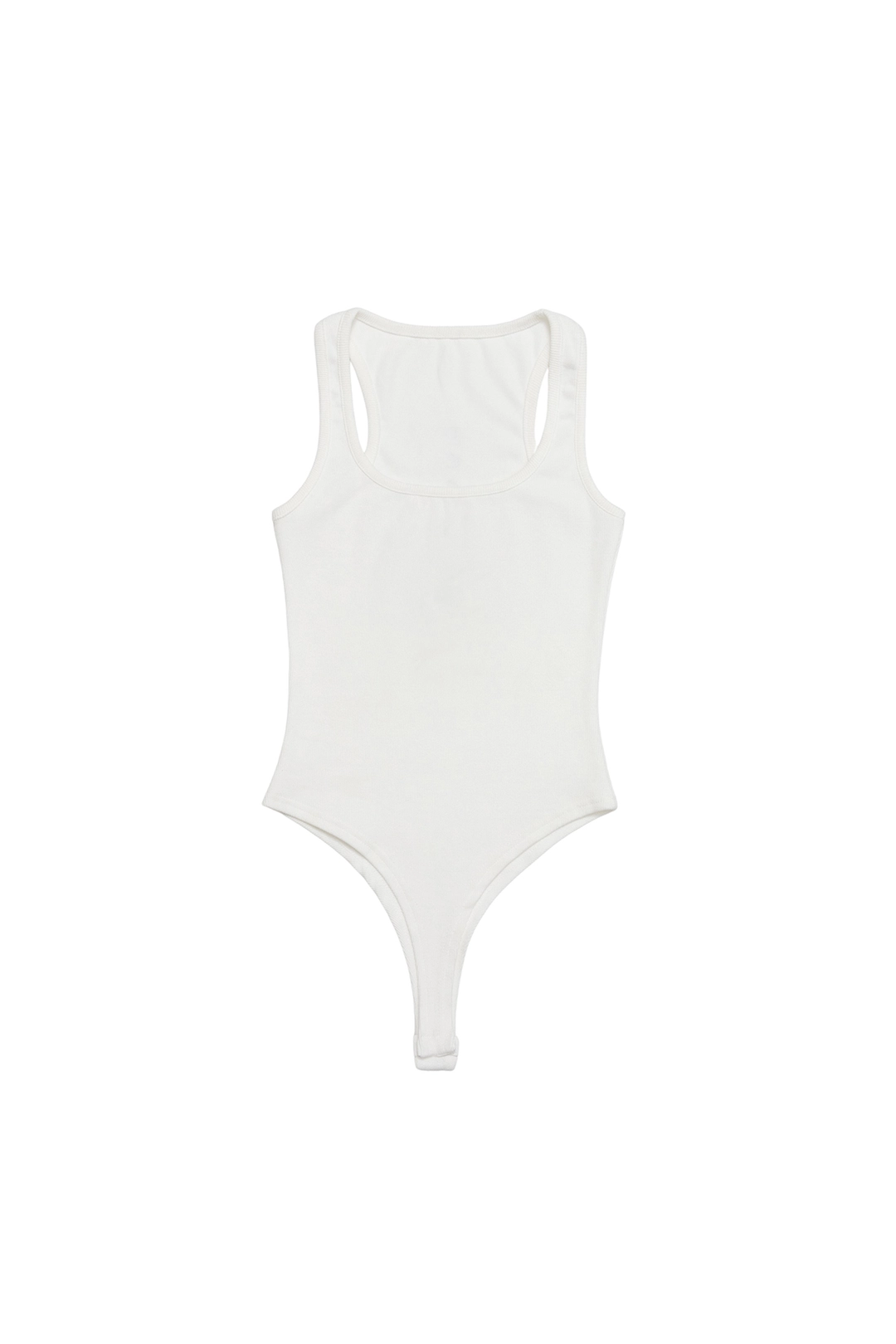 와이이이엘 BASIC LOGO BODYSUIT WHITE 상품 이미지 1