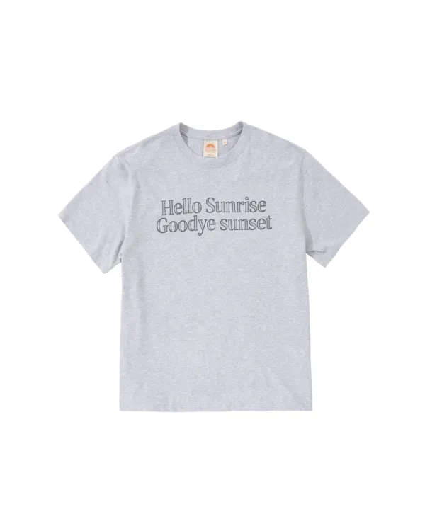 Hello Sunrise Find My B Tee_3% Melange Gray