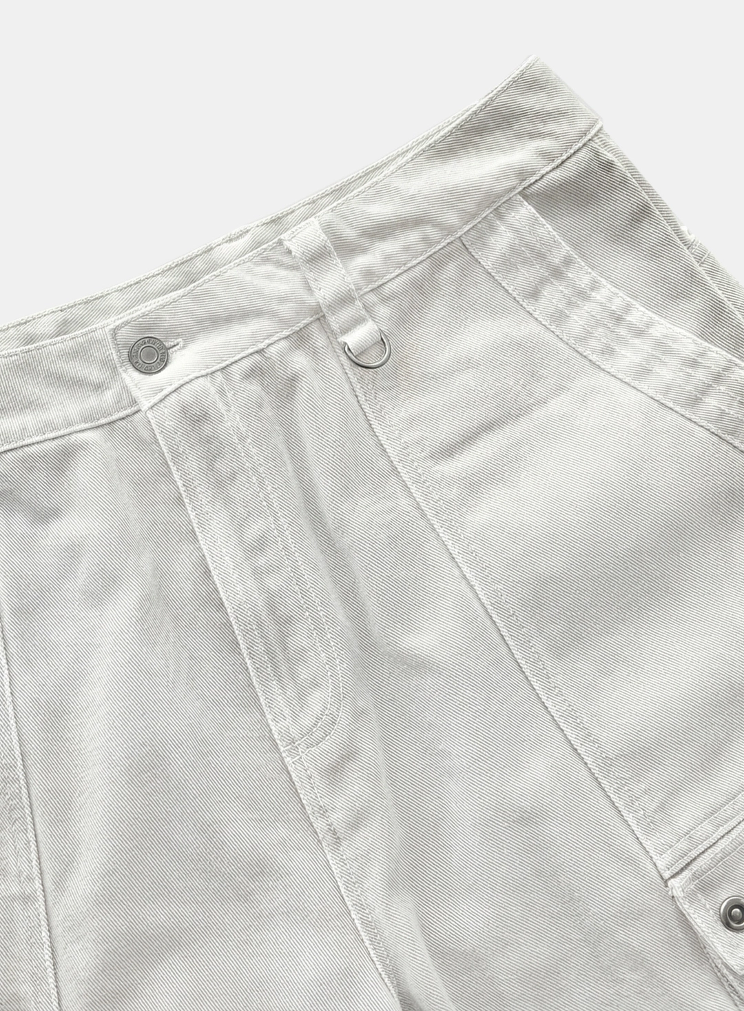 배드블러드 [6/10 발송] [w-pts26-066] Arc Curved Fit Cargo Pants - White 상품 이미지 2