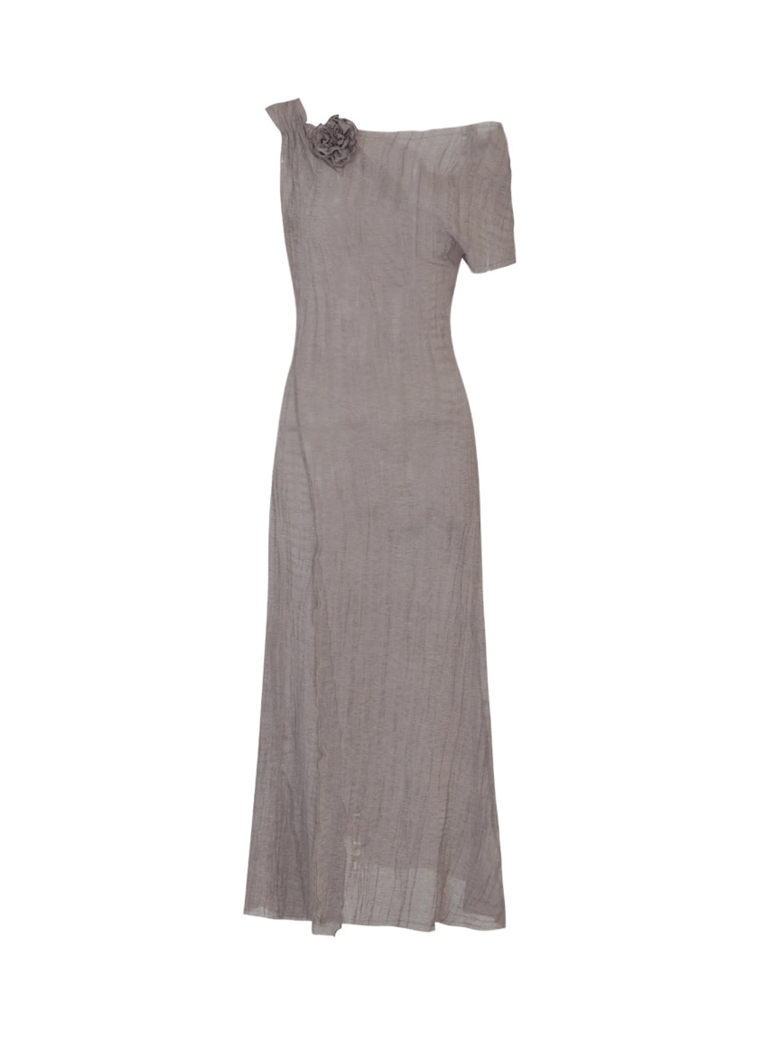 루루서울 Wave Sheer Dress (Brown) 상품 이미지 3