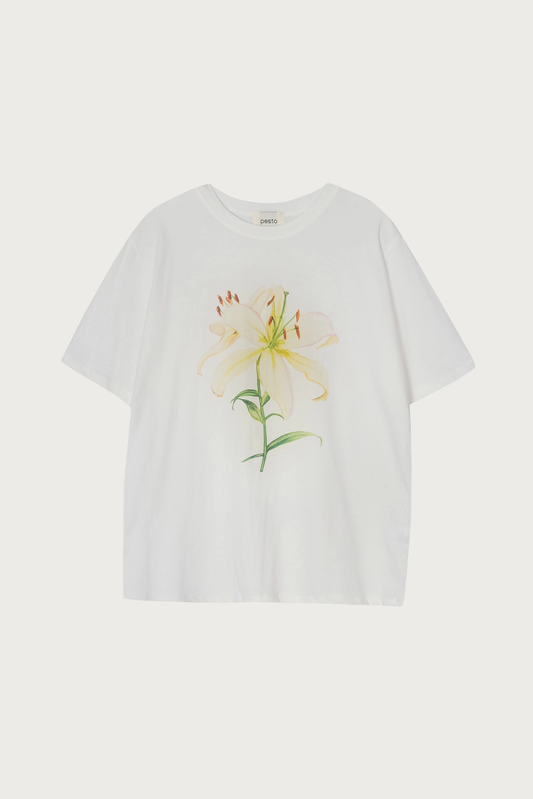 페스토 LILY DROWING T-SHIRT WHITE 상품 이미지 1