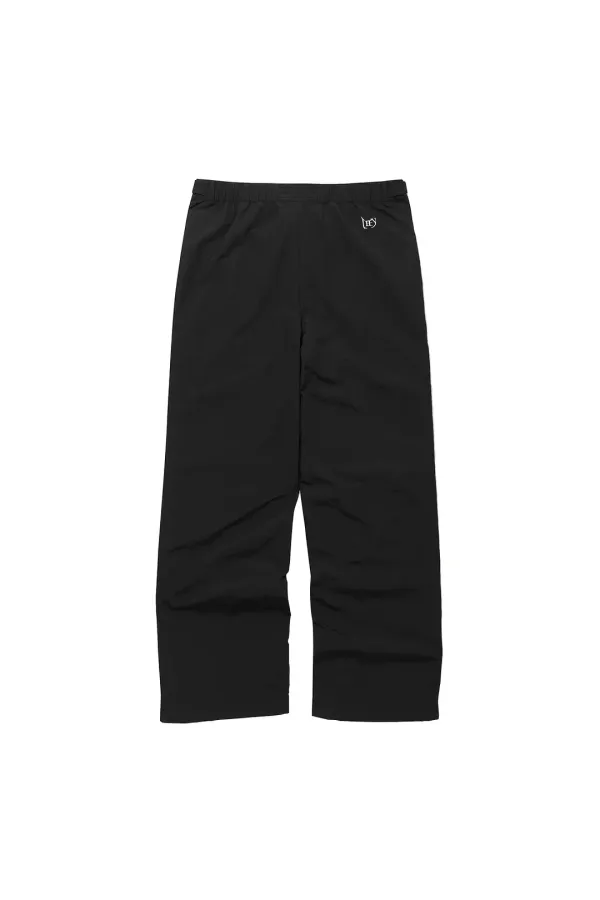 [UMB X LEEY] Side-Zip Track Pants Black