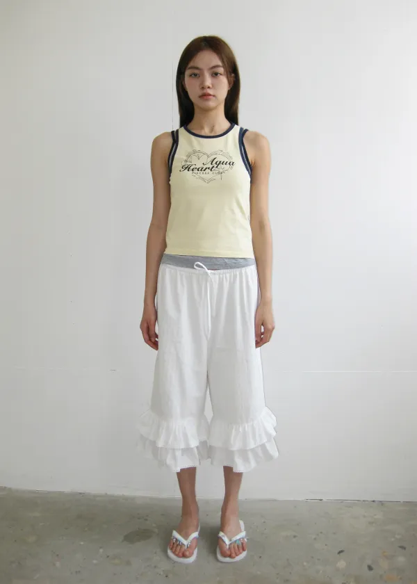 Aqua Heart Sleeveless Top_Yellow
