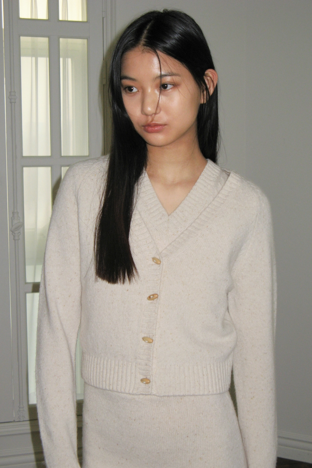 시눈 Wool Blended Knit Vest (Ivory) 상품 이미지 2