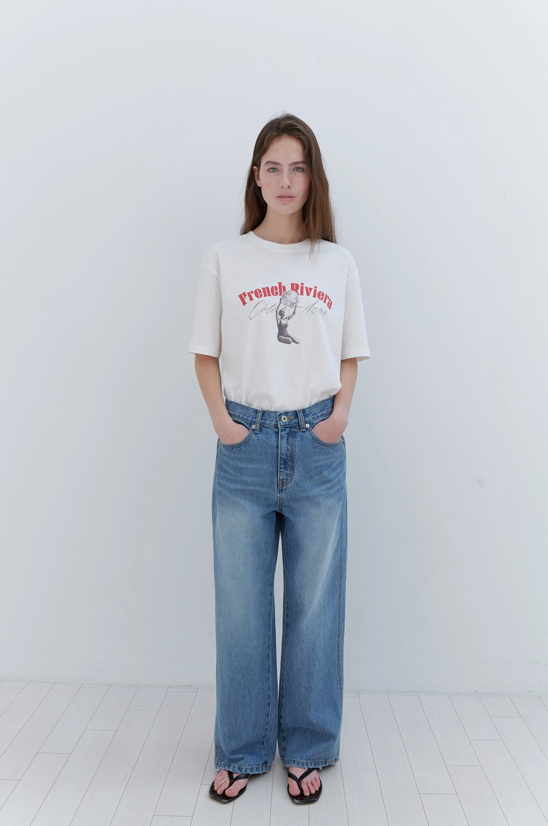 엘오61 Pien Wide-leg Denim 상품 이미지 1
