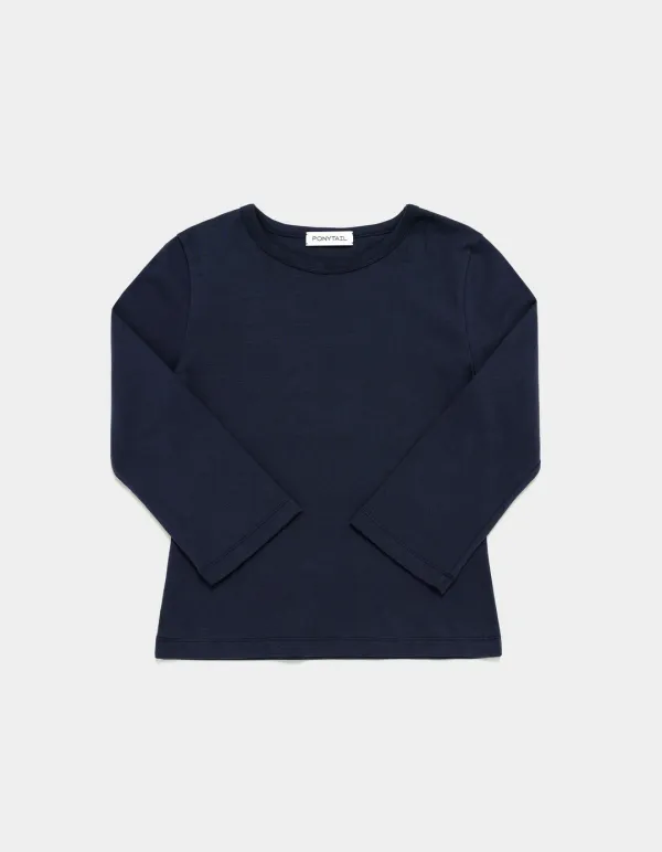 [ 6/17(수) 순차 배송 ] Jackie Simple T-shirt (Deep Navy)