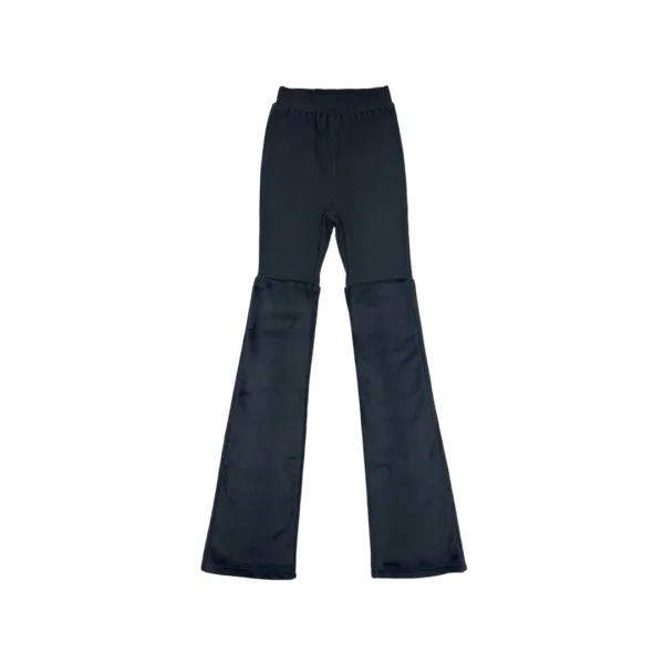 25-004 FLEECE BOA LEGGINGS (BLACK)
